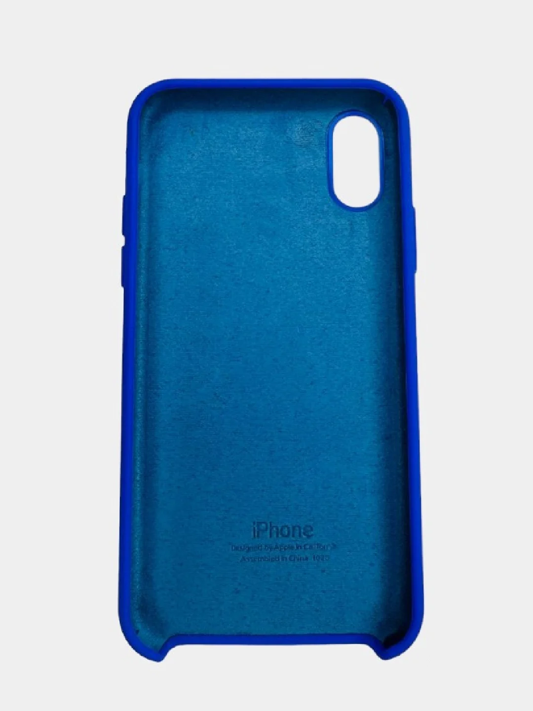 Чехол SILICONE COVER для iPhone X / XS, синий