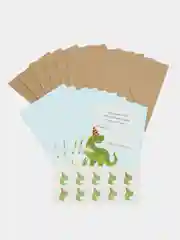 Пригласительные на день рождения "Динозаврик" детские