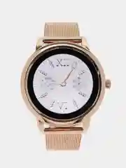 Золотой смарт часы женские наручные Smart Watch CF80 круглые