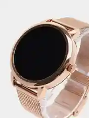 Золотой смарт часы женские наручные Smart Watch CF80 круглые