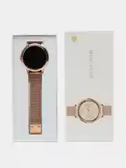 Золотой смарт часы женские наручные Smart Watch CF80 круглые