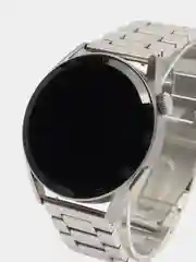 Серебряный смарт часы мужские AK03 Pro