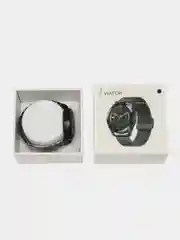 Черный смарт часы мужские AK03 Pro