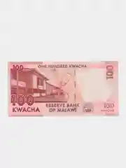 Иностранная купюра 100 квача Малави