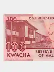 Иностранная купюра 100 квача Малави