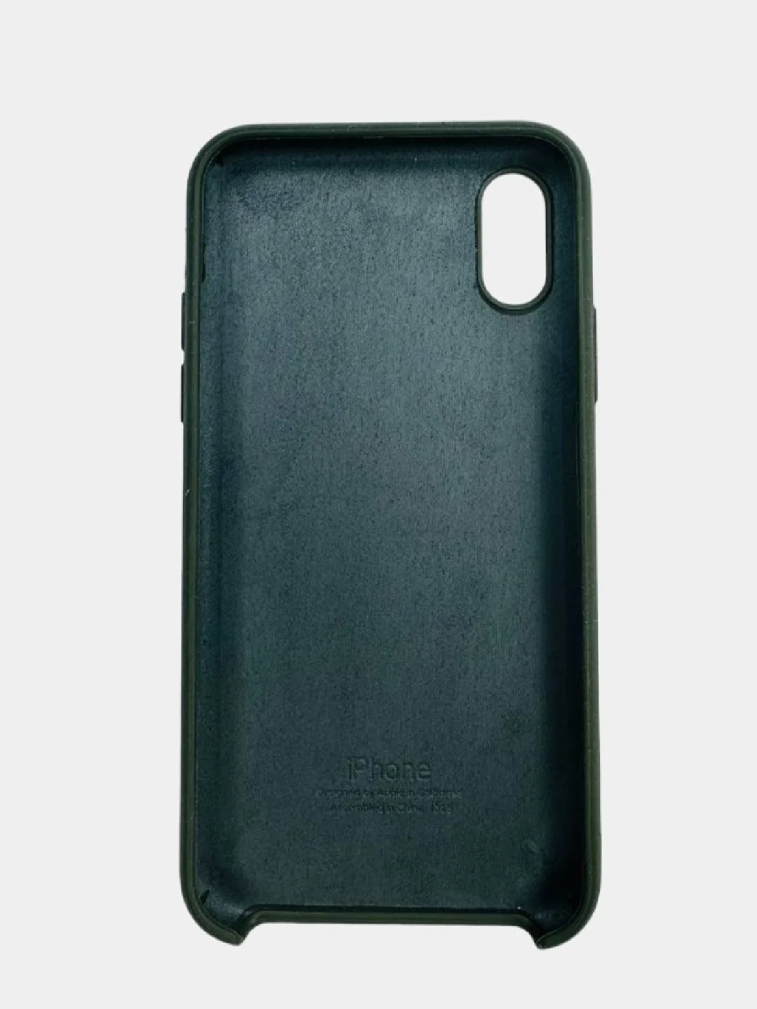 Чехол SILICONE COVER для iPhone X/XS, тёмно-зелёный