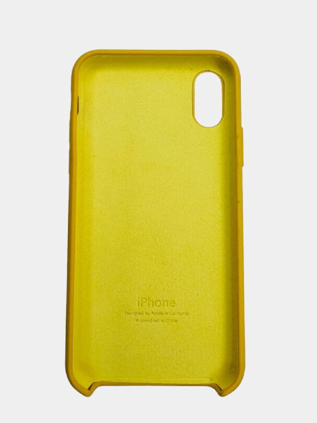 Чехол SILICONE COVER для iPhone X/XS, тёмно-жёлтый