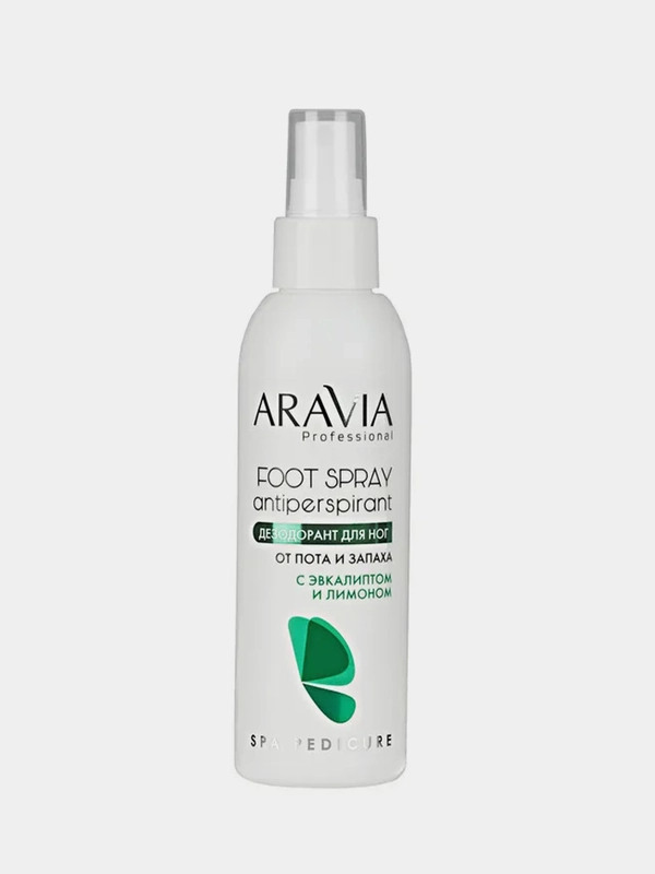 Дезодорант для ног ARAVIA FOOT SPRAY Antiperspirant с эвкалиптом и лимоном, 150 мл