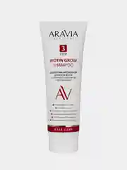 Шампунь-активатор для роста волос ARAVIA, с биотином, кофеином и витаминами, 250 мл