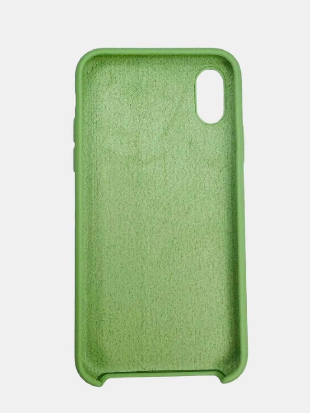 Чехол SILICONE COVER для iPhone X/XS, светло-зелёный