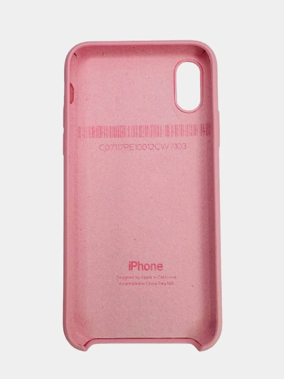 Чехол SILICONE COVER для iPhone X/XS,розовый
