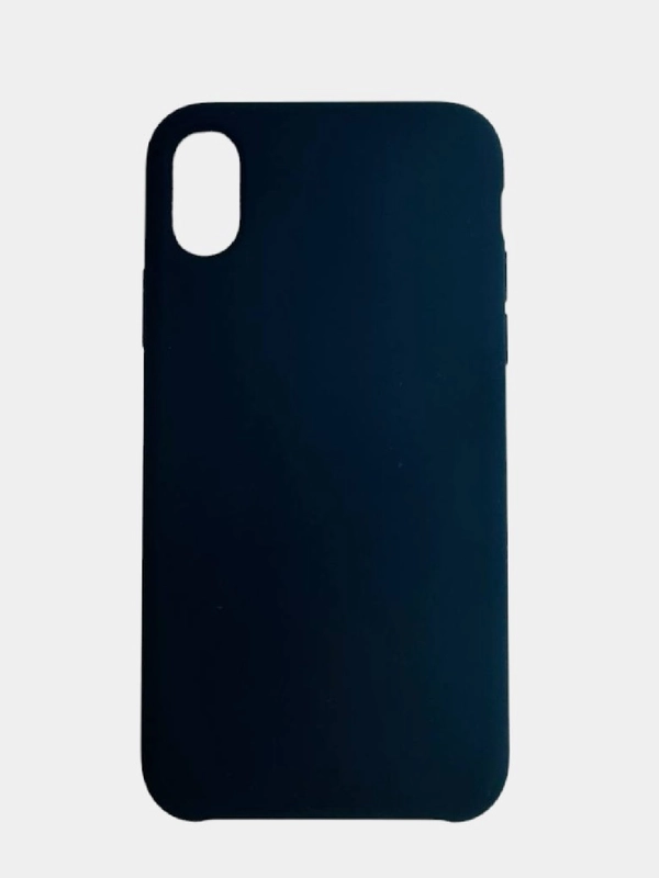 Чехол SILICONE COVER для iPhone X/XS,тёмно-синий