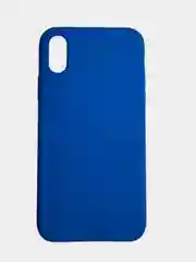 Чехол SILICONE COVER для iPhone X/XS, тёмно-голубой