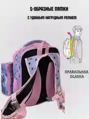 Конфетный рюкзак ортопедический для начальных классов, ранец школьный для девочек, детский портфель