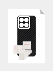 Защитная пленка для Xiaomi 14 Pro под карбон, кожу, назад, на зад,заднюю часть,карбоновая