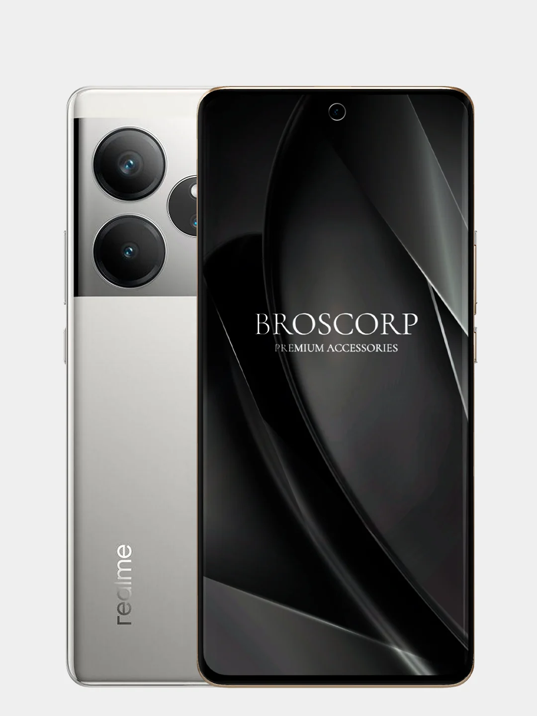 Прозрачный 1-2 шт защитная плёнка для Realme GT 6/ 6T/ Neo 6/ Neo 6 SE гидрогелевая BROSCORP тонкая