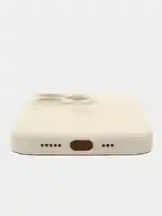 Бежевый чехол iPhone, Айфон 11, 13, 14, 15, 16 Про Макс, Pro Max, силиконовый