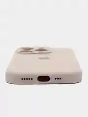 Бежевый меланж чехол iPhone, Айфон 11, 13, 14, 15, 16 Про Макс, Pro Max, силиконовый