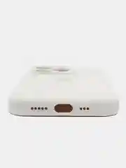 Белый чехол iPhone, Айфон 11, 13, 14, 15, 16 Про Макс, Pro Max, силиконовый