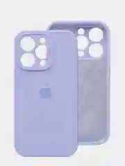 Лавандовый чехол iPhone, Айфон 11, 13, 14, 15, 16 Про Макс, Pro Max, силиконовый