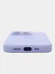 Лавандовый чехол iPhone, Айфон 11, 13, 14, 15, 16 Про Макс, Pro Max, силиконовый