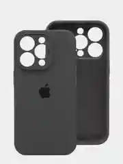 Угольный чехол iPhone, Айфон 11, 13, 14, 15, 16 Про Макс, Pro Max, силиконовый