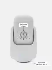 Белый видеоняня с обзором 360 wifi/ управление с телефона для новорожденных/ Видеонаблюдение