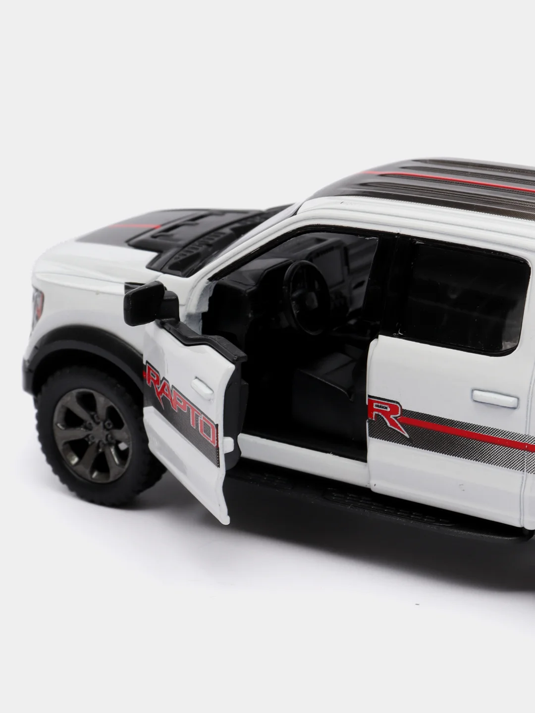 Белый 2022 Ford F-150 Raptor Livery Edition 1:46 KT5436DF