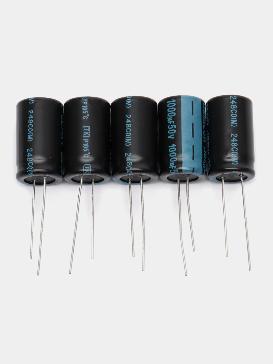 5 штук 1000мкф 50В Конденсатор электролитический 1000UF 50V 105*C 13*21мм TK JAMICON