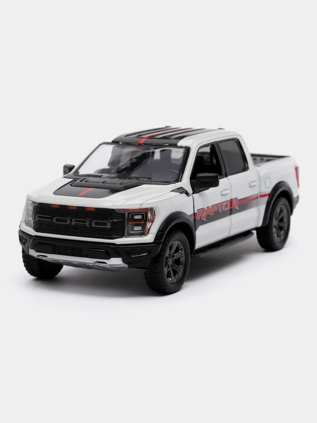 Белый 2022 Ford F-150 Raptor Livery Edition 1:46 KT5436DF