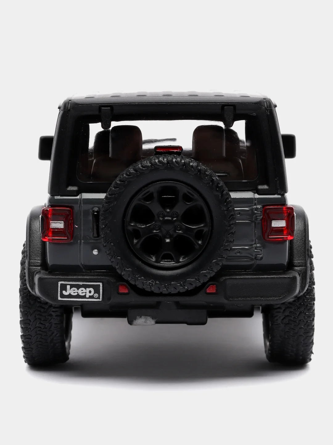 Серый 2018 Jeep Wrangler Rubicon 4x4 with Top 1:34 KT5412DK
