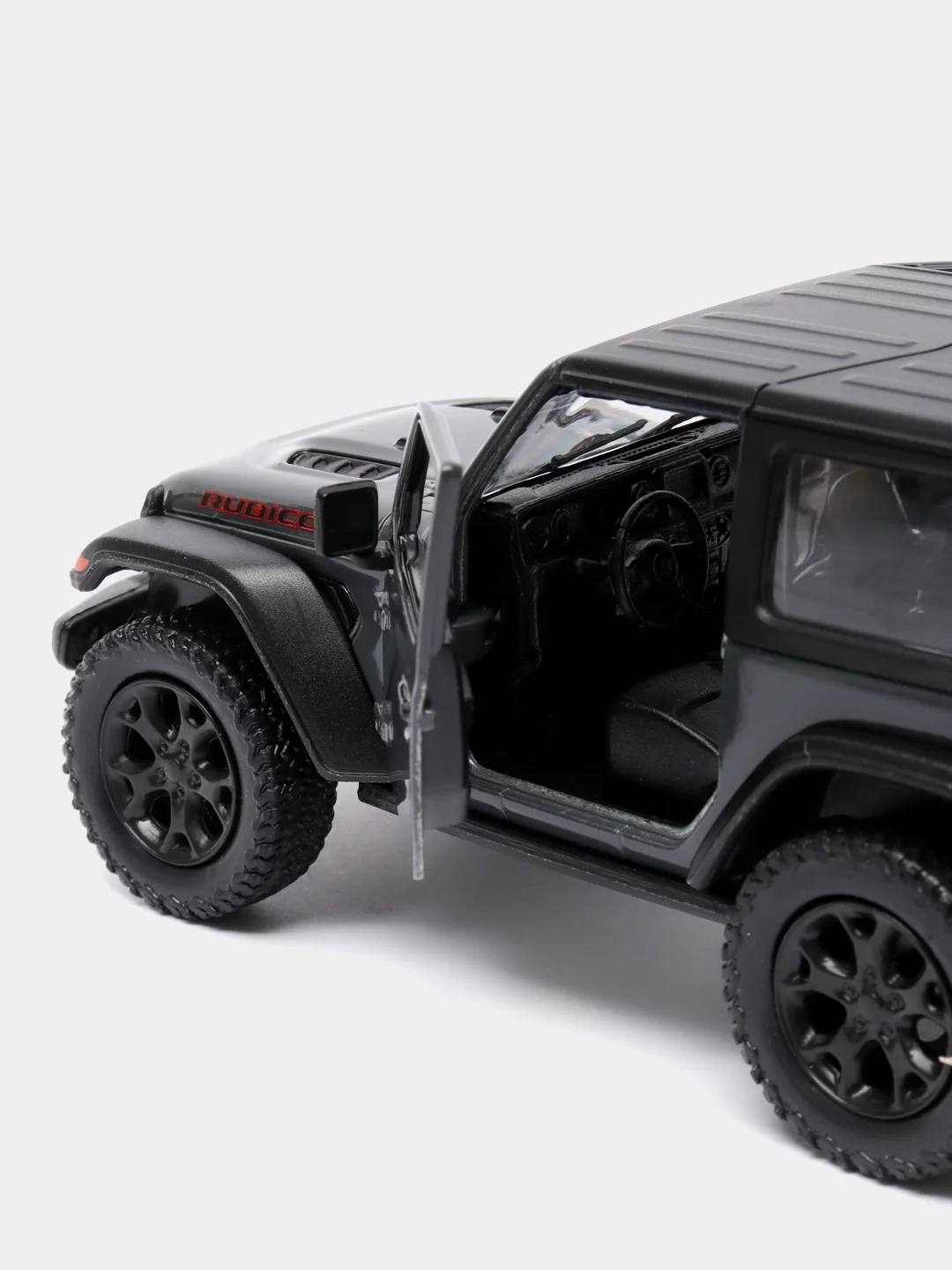Серый 2018 Jeep Wrangler Rubicon 4x4 with Top 1:34 KT5412DK