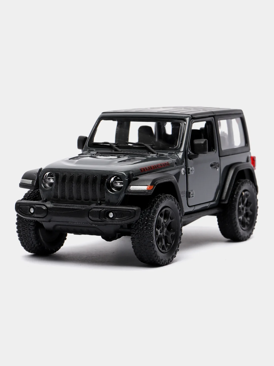 Серый 2018 Jeep Wrangler Rubicon 4x4 with Top 1:34 KT5412DK