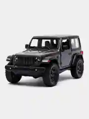 Серый 2018 Jeep Wrangler Rubicon 4x4 with Top 1:34 KT5412DK