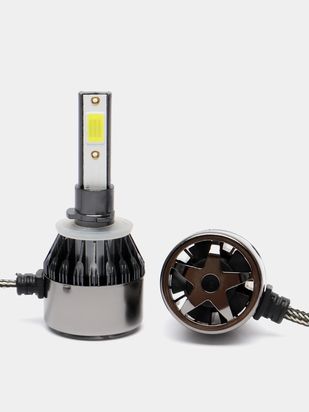 Светодиодные лампы Led C9 H1, H3, H4, H7, H11, H27, HB3, HB4, 36-50w, 12V, комплект 2 шт