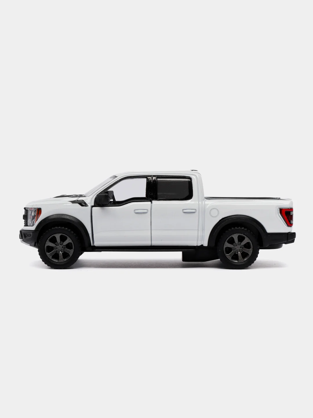 Белый машинка металлическая Kinsmart 1:46 2022 Ford F-150 Raptor Livery Edition KT5436D