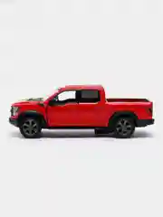 Красный машинка металлическая Kinsmart 1:46 2022 Ford F-150 Raptor Livery Edition KT5436D