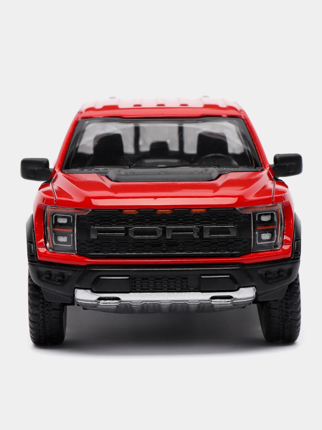 Красный машинка металлическая Kinsmart 1:46 2022 Ford F-150 Raptor Livery Edition KT5436D