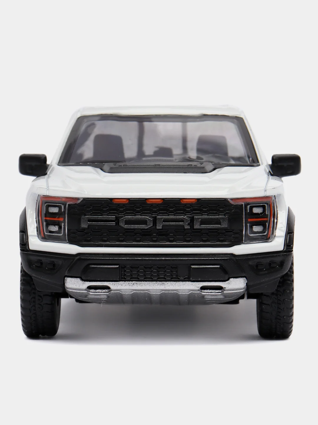 Белый машинка металлическая Kinsmart 1:46 2022 Ford F-150 Raptor Livery Edition KT5436D
