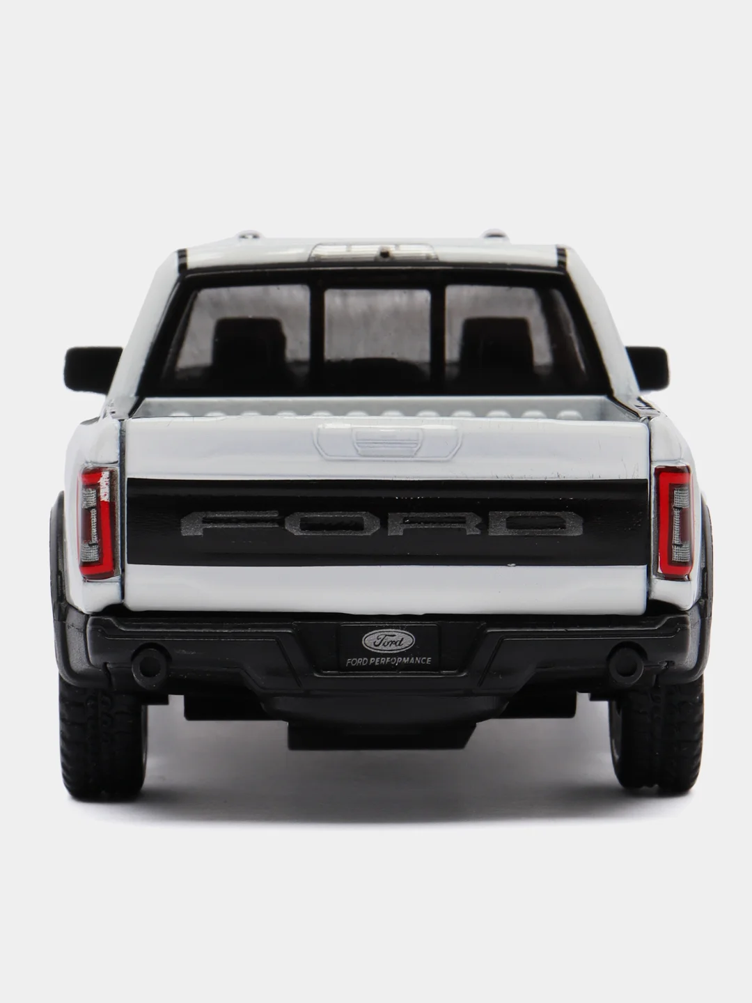 Белый машинка металлическая Kinsmart 1:46 2022 Ford F-150 Raptor Livery Edition KT5436D