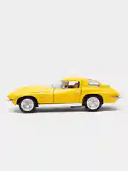 Желтый машина металлическая Kinsmart 1963 CORVETTE STING RAY KT5358D