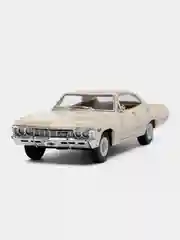Бежевый машина металлическая Kinsmart Chevrolet Impala 1967. 1:43 KT5418D