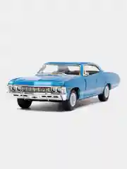 Синий машина металлическая Kinsmart Chevrolet Impala 1967. 1:43 KT5418D
