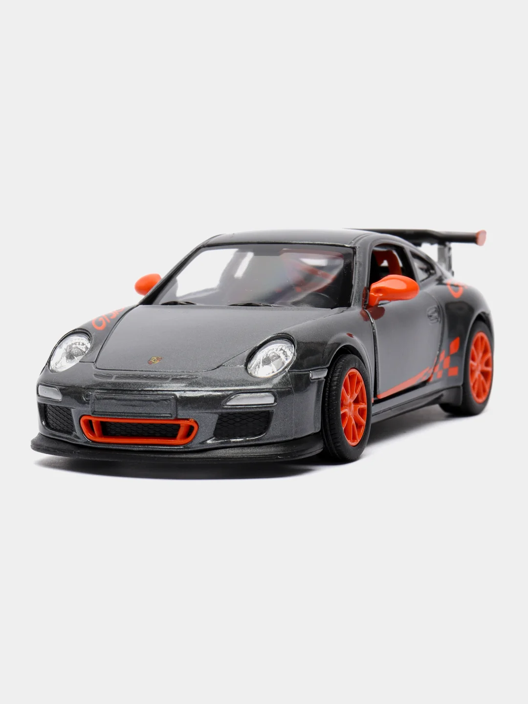 Серый 2010 Porsche 911 GST RS KINSMART KT5352D