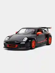 Черный 2010 Porsche 911 GST RS KINSMART KT5352D