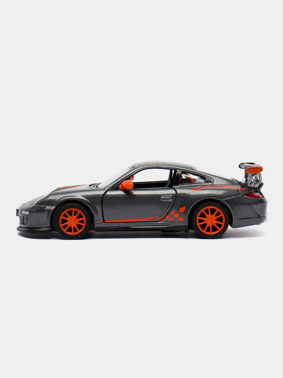 Серый 2010 Porsche 911 GST RS KINSMART KT5352D