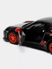 Черный 2010 Porsche 911 GST RS KINSMART KT5352D