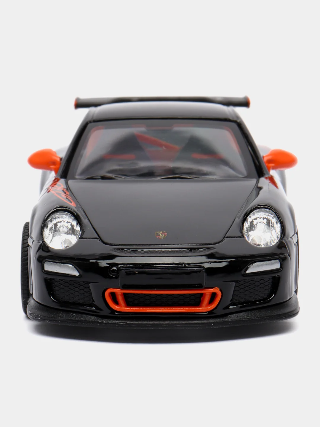 Черный 2010 Porsche 911 GST RS KINSMART KT5352D
