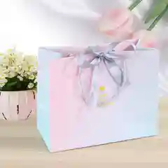 Подарочный пакет с атласной лентой бант разные размеры