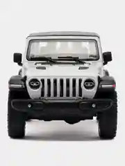 Белый 2018 Jeep Wrangler Rubicon 4x4 with Top 1:34 KT5412DK